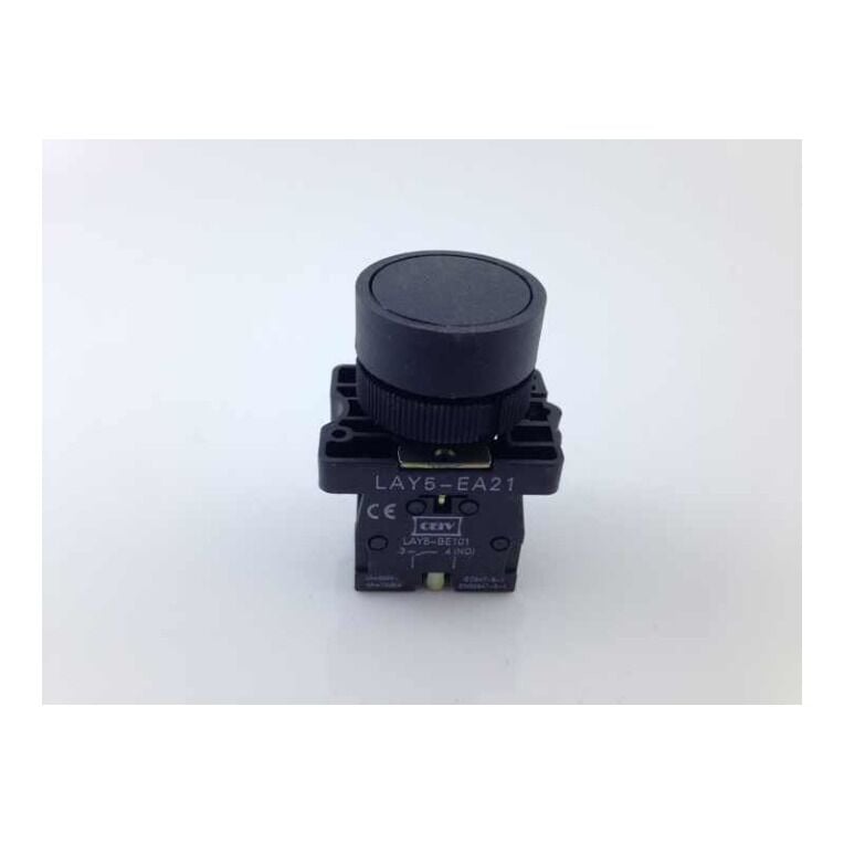 LAY5-EA21 SİYAH PLASTİK YAYLI BUTON
