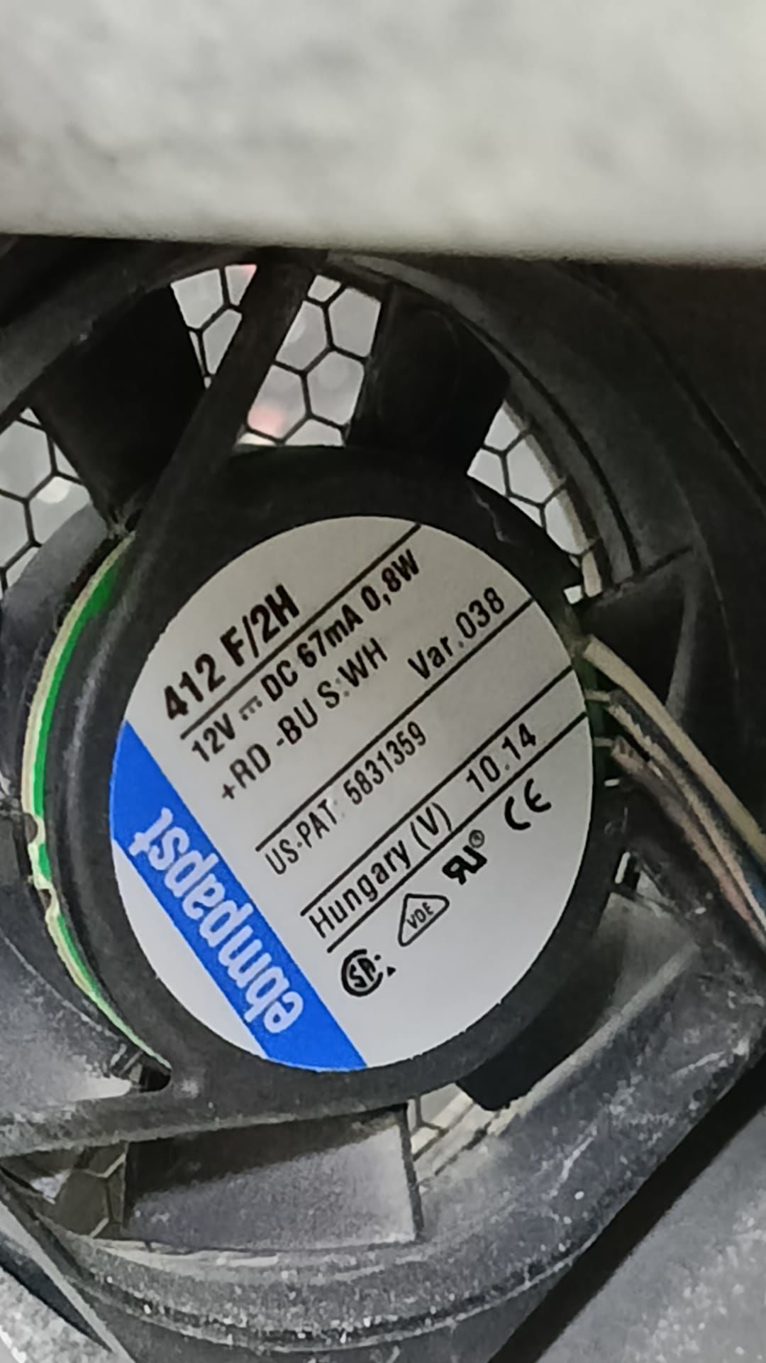 EBMPAPST 412F/2H Kompakt Fan