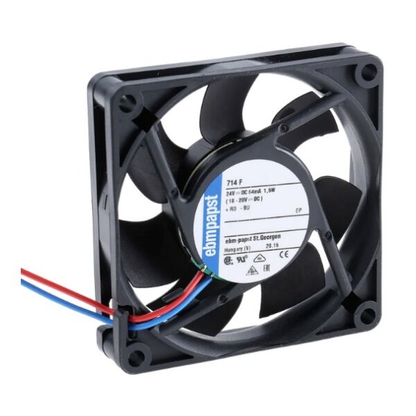 EBMPAPST 714F FAN 24V DC 70x70x15mm