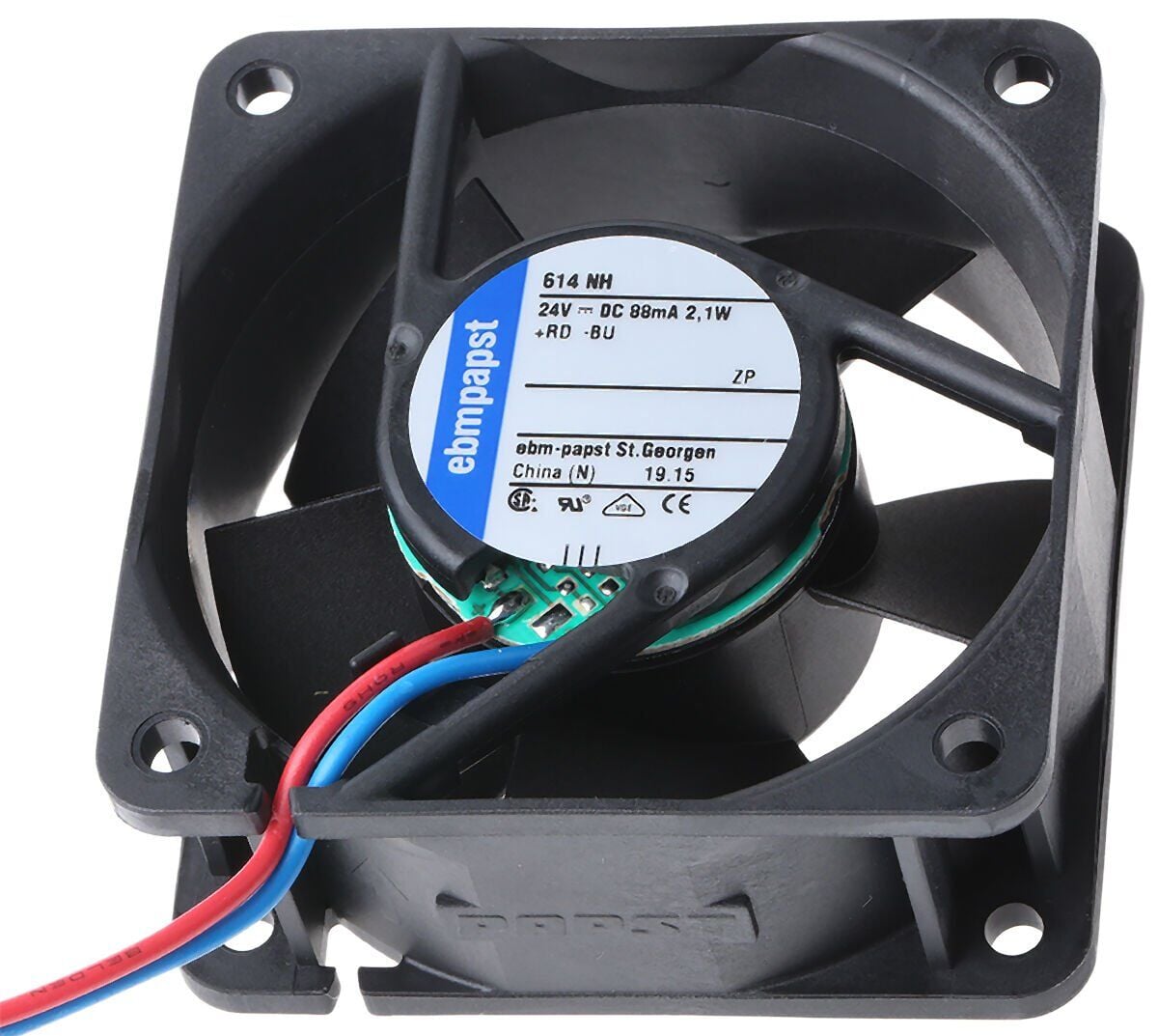 EBMPAPST 614NH Kompakt Fan 24V DC