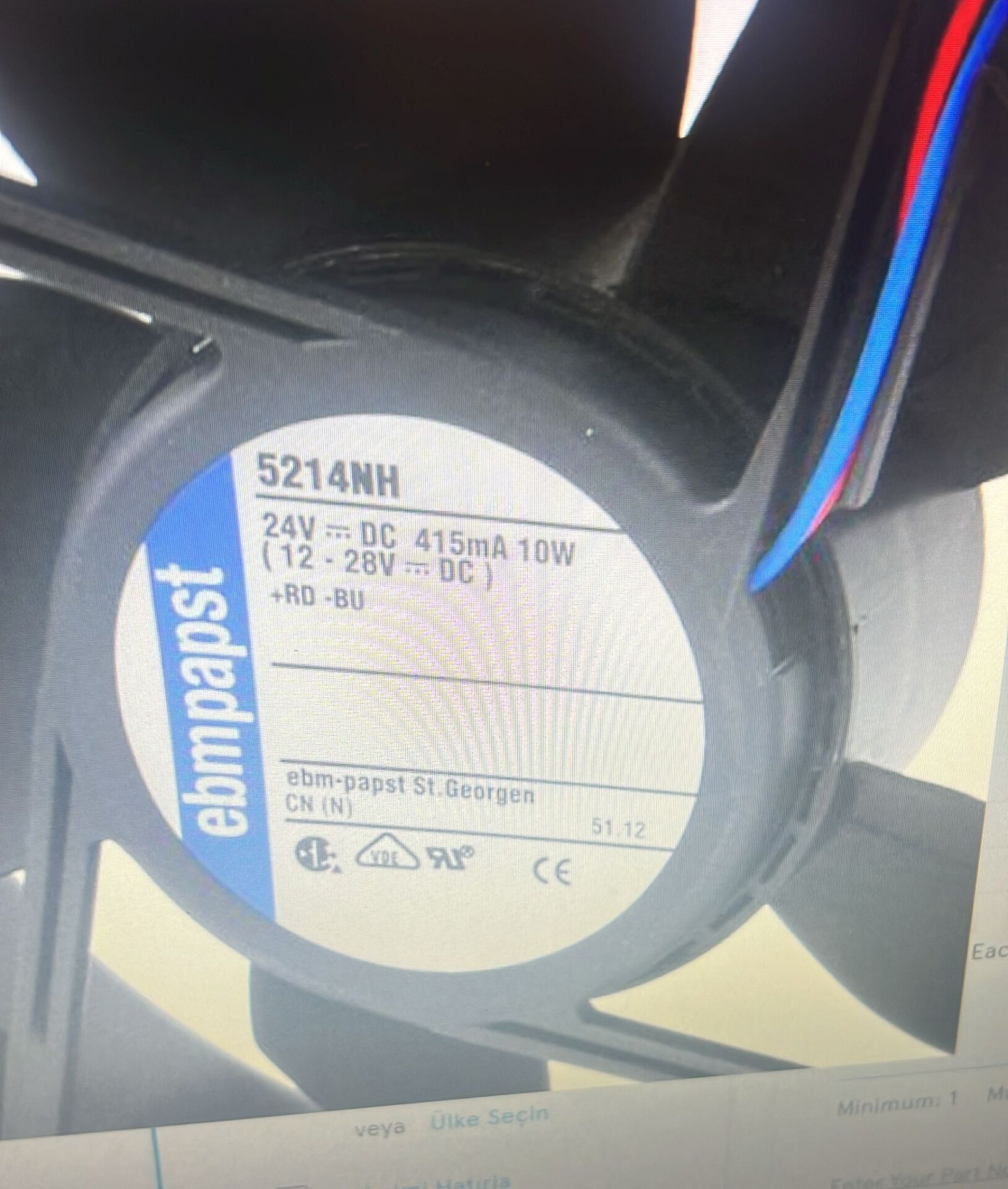 EBMPAPST 5214NH FAN