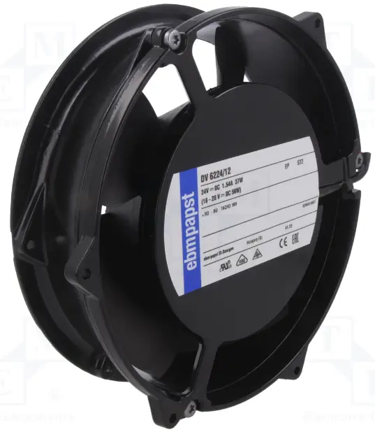 EBMPAPST DV6224/12 FAN 24V DC Diyagonal Fan