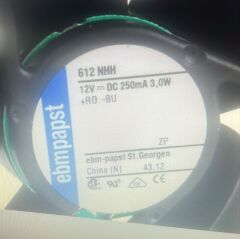 EBMPAPST 612NHH Kompakt Fan 12V DC