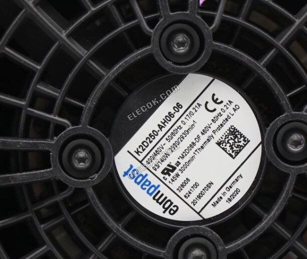 EBMPAPST K2D250-AH06-06 Santrifüj Fan