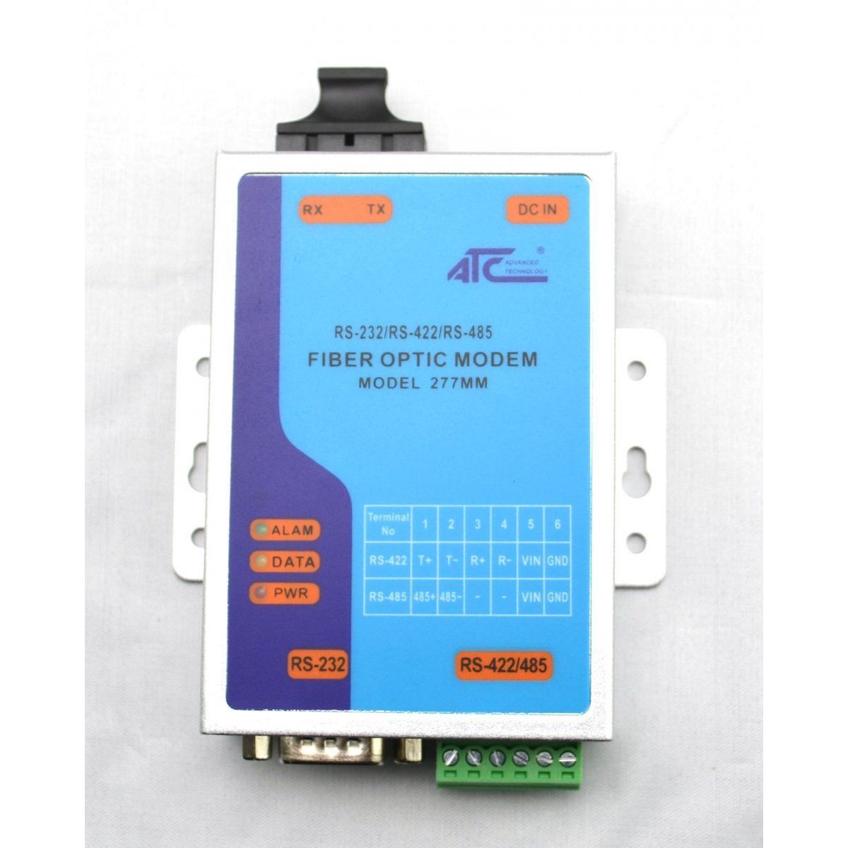 ATC-277SM RS232-422-485 to Single Mode Fiber Optik Çevirici