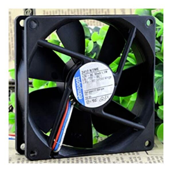 EBMPAPST 3412N/2ME FAN 12V DC 92x92x25,4mm