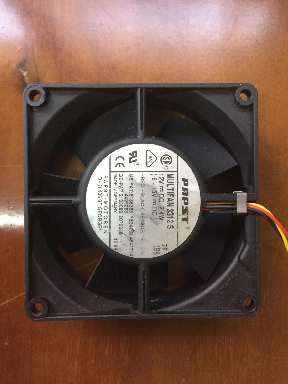 EBMPAPST 3312 S Kompakt Fan 12V DC