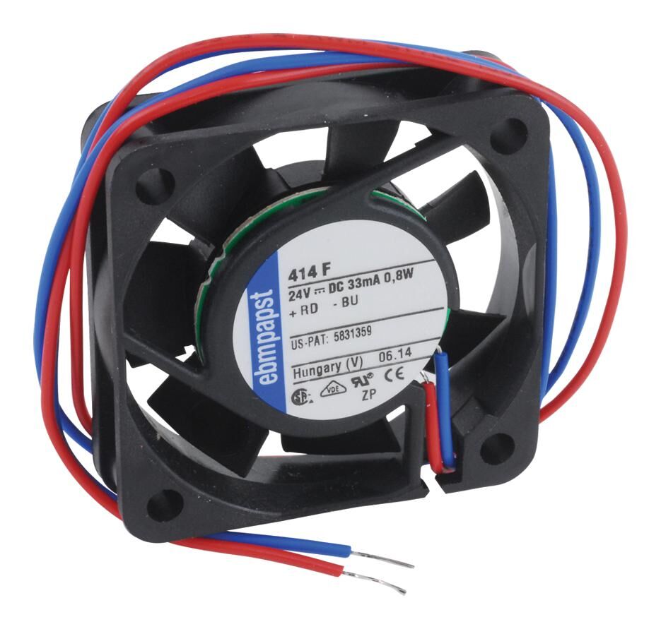 EBMPAPST 414 F Fan 24V DC Kompakt Aksiyel