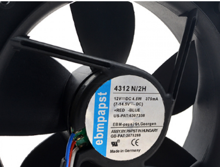 EBMPAPST 4312N/2H FAN 12V DC Kompakt Fan