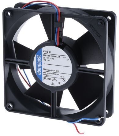 EBMPAPST 4312 M Kompakt Fan 12V DC