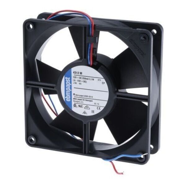 EBMPAPST 4312 M Kompakt Fan 12V DC