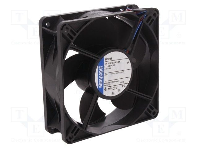 EBMPAPST 4412 M Kompakt Fan 12V DC