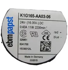 EBMPAPST K1G165-AA03-06 FAN DC Aksiyel Fan