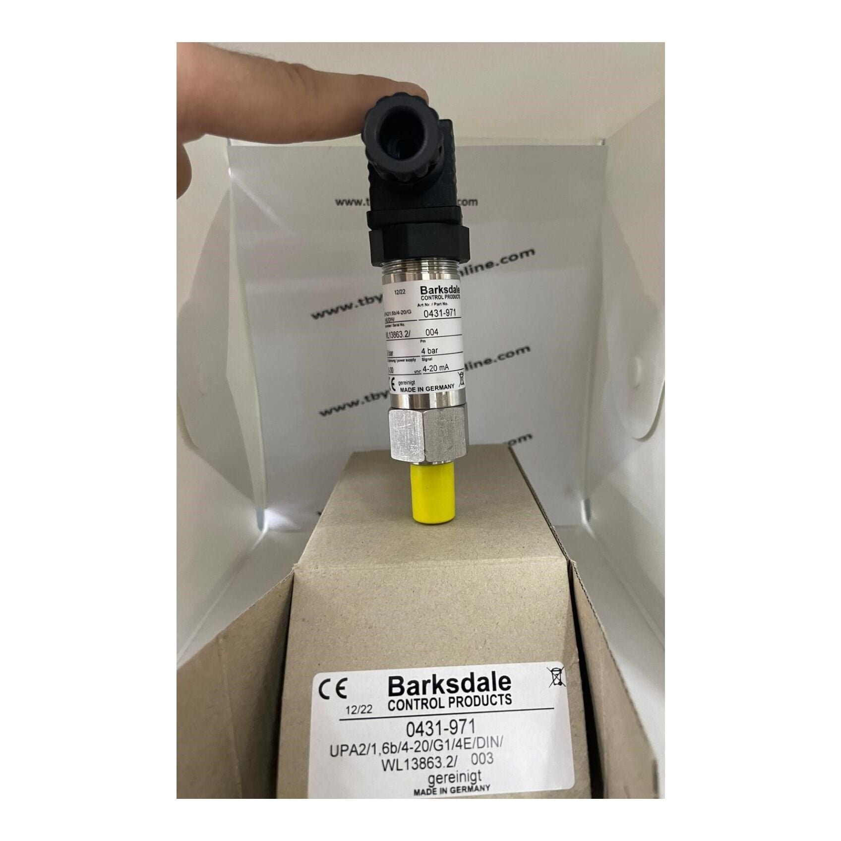 BARKSDALE UPA2/1,6B/4-20/G1/4E/DIN/WL13863.2 BASINÇ VERİCİSİ