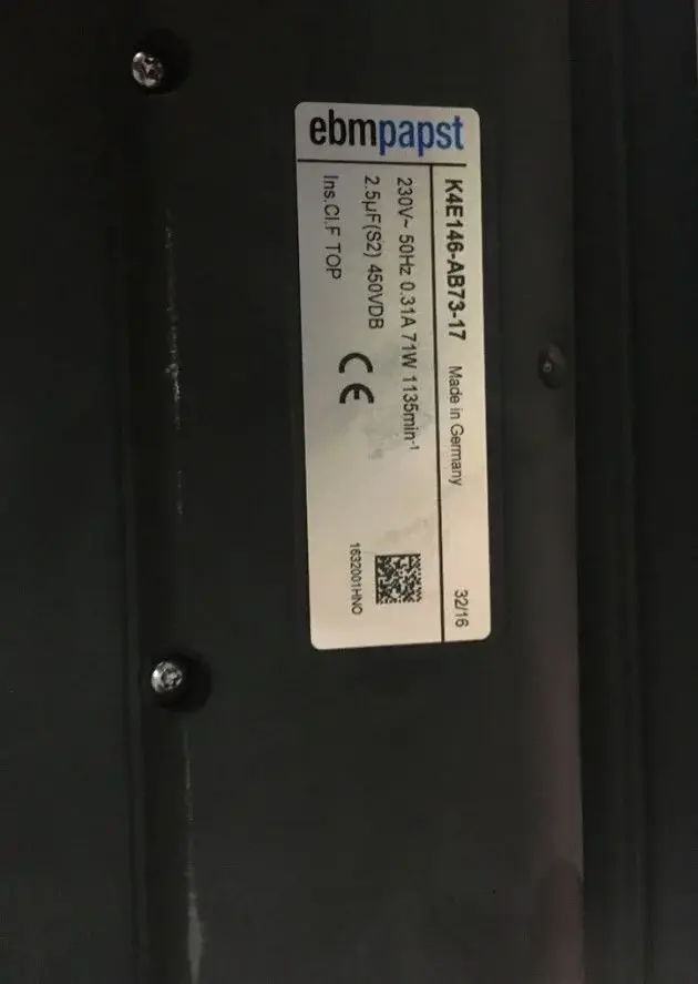 EBMPAPST K4E146-AB73-17 FAN AC Santrifüj Fan