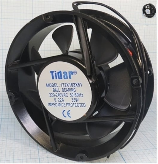 TIDAR 172X163X51MM 220V FAN