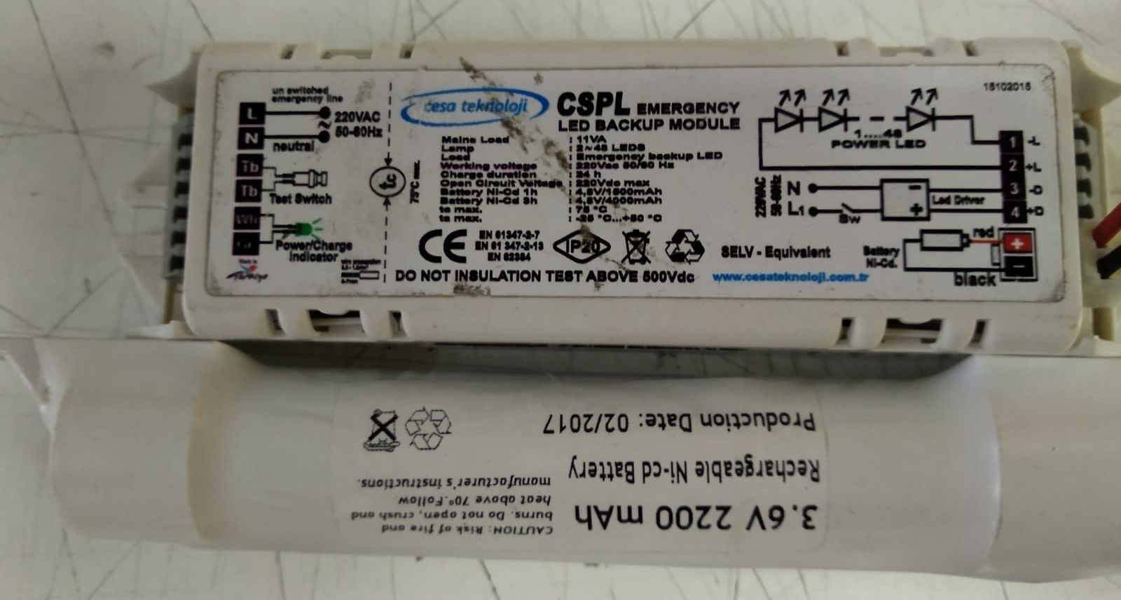 CESA TEKNOLOJİ CSPL 23 LED ACİL AYDINLATMA KİTİ 3H