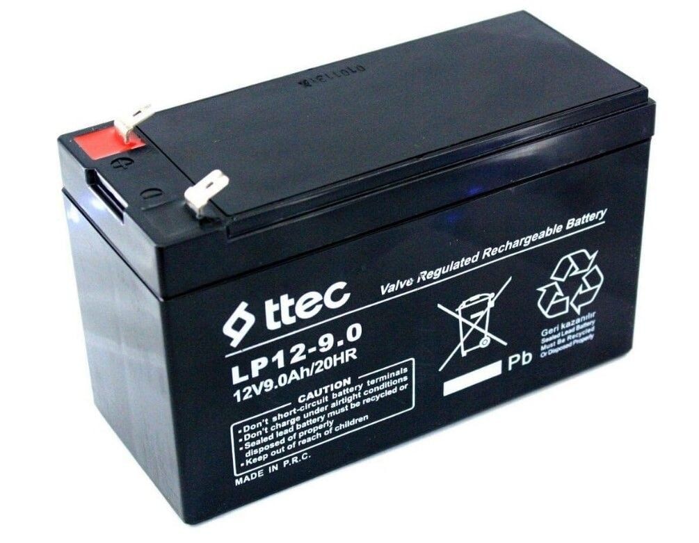TTEC LP12-9.0 12V - 9AH BAKIM GEREKTİRMEYEN AKÜ
