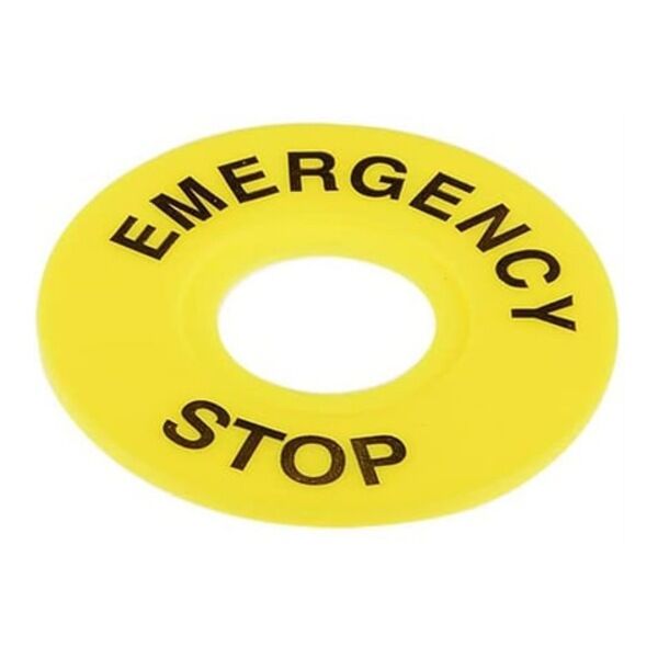 ACİL STOP ETİKETİ