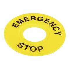 ACİL STOP ETİKETİ