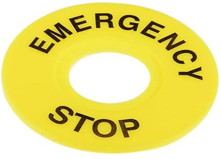 ACİL STOP ETİKETİ