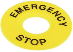 ACİL STOP ETİKETİ