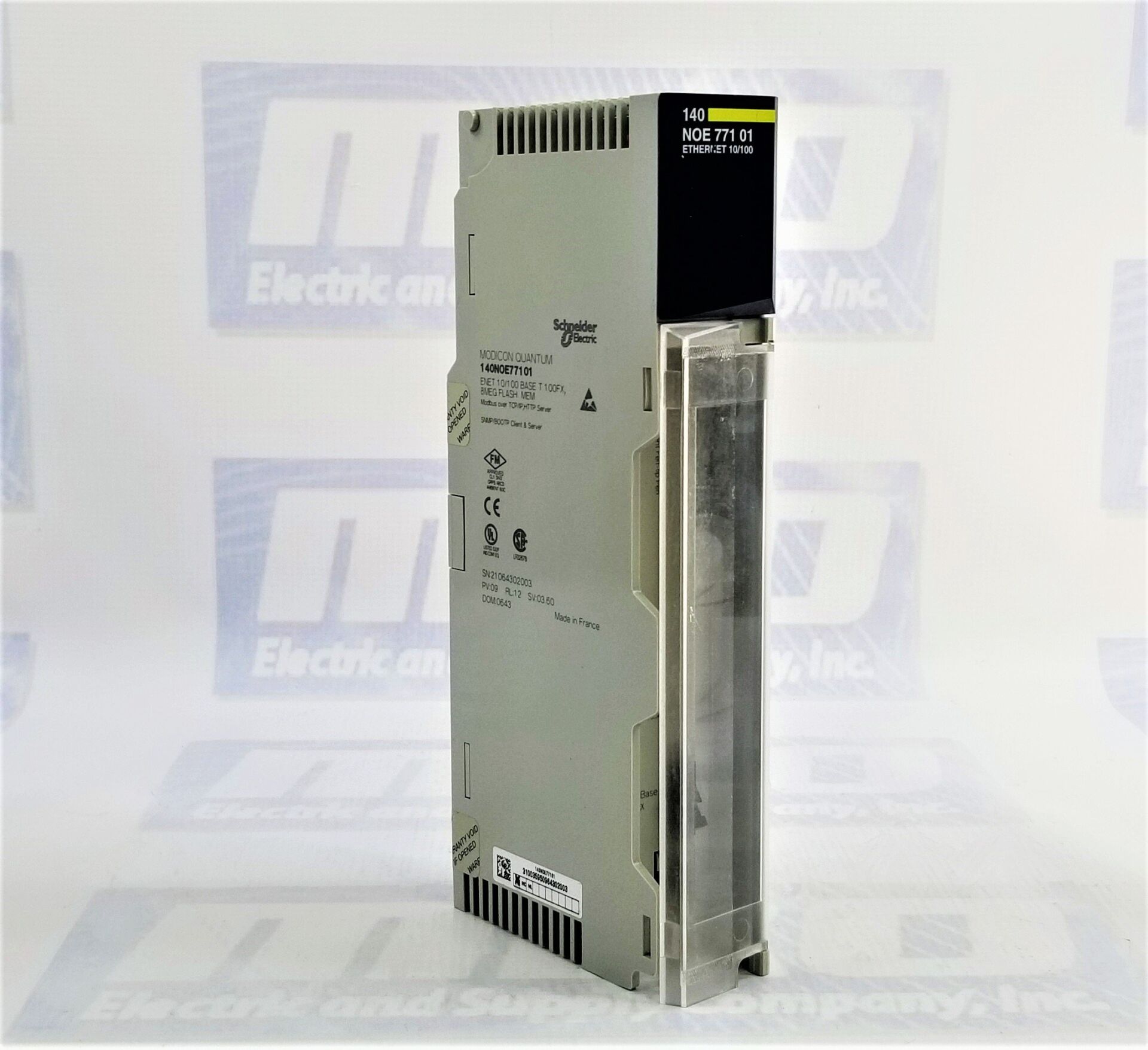 140NOE77101 Ethernet ağı TCP/IP modülü - sınıf B30 - veri editörü, rack izleyici
