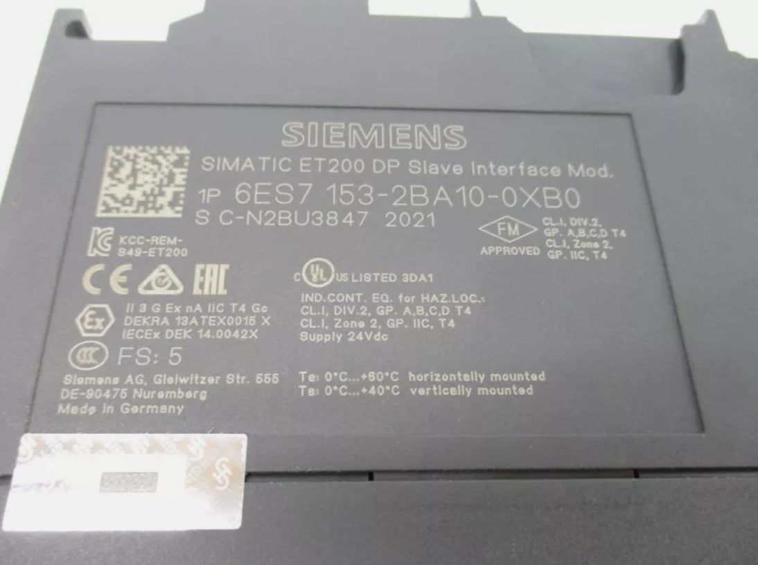 SIEMENS 6ES7153-2BA10-0XB0 SIMATIC DP BAĞLANTISI MODÜLÜ