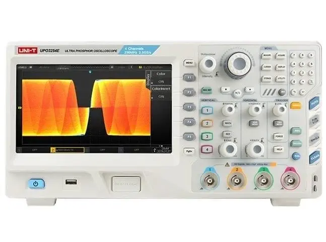 Unit UPO3254E 4 Kanallı Dijital Ultra Fosforlu Osiloskop