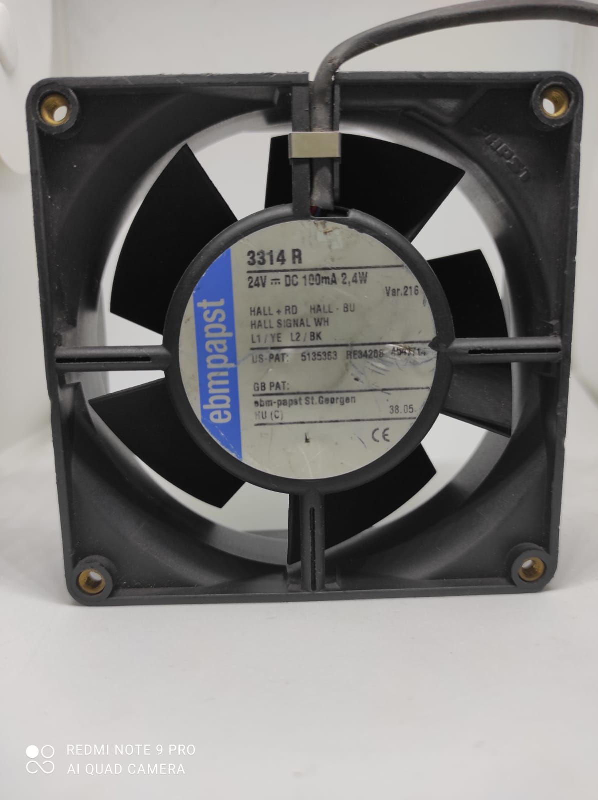 EBMPAPST 3314R FAN