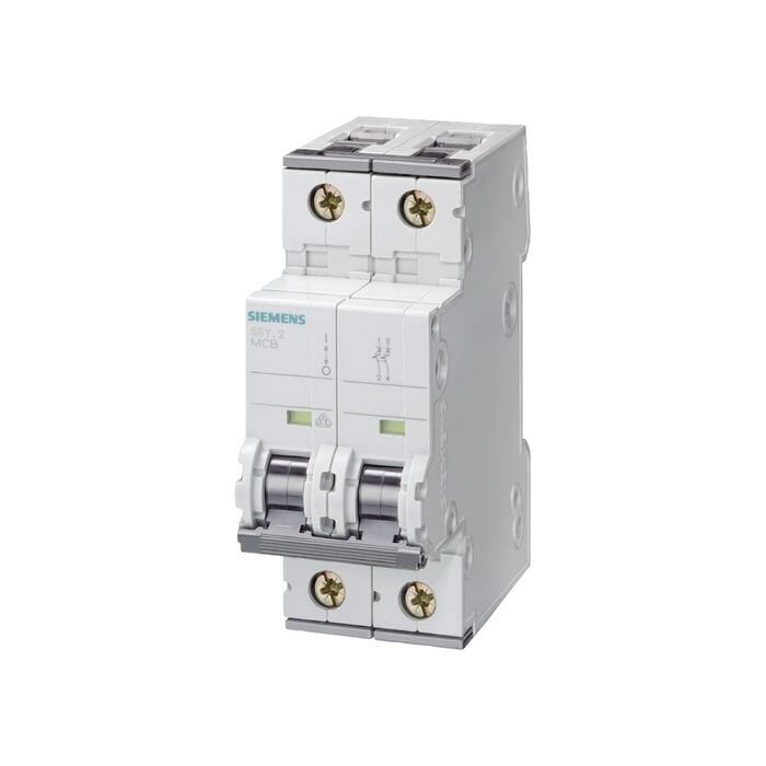 SIEMENS 5SY5250-7 C TİPİ 2x50A 10kA 2FAZLI 440V DC - 400V AC OTOMAT