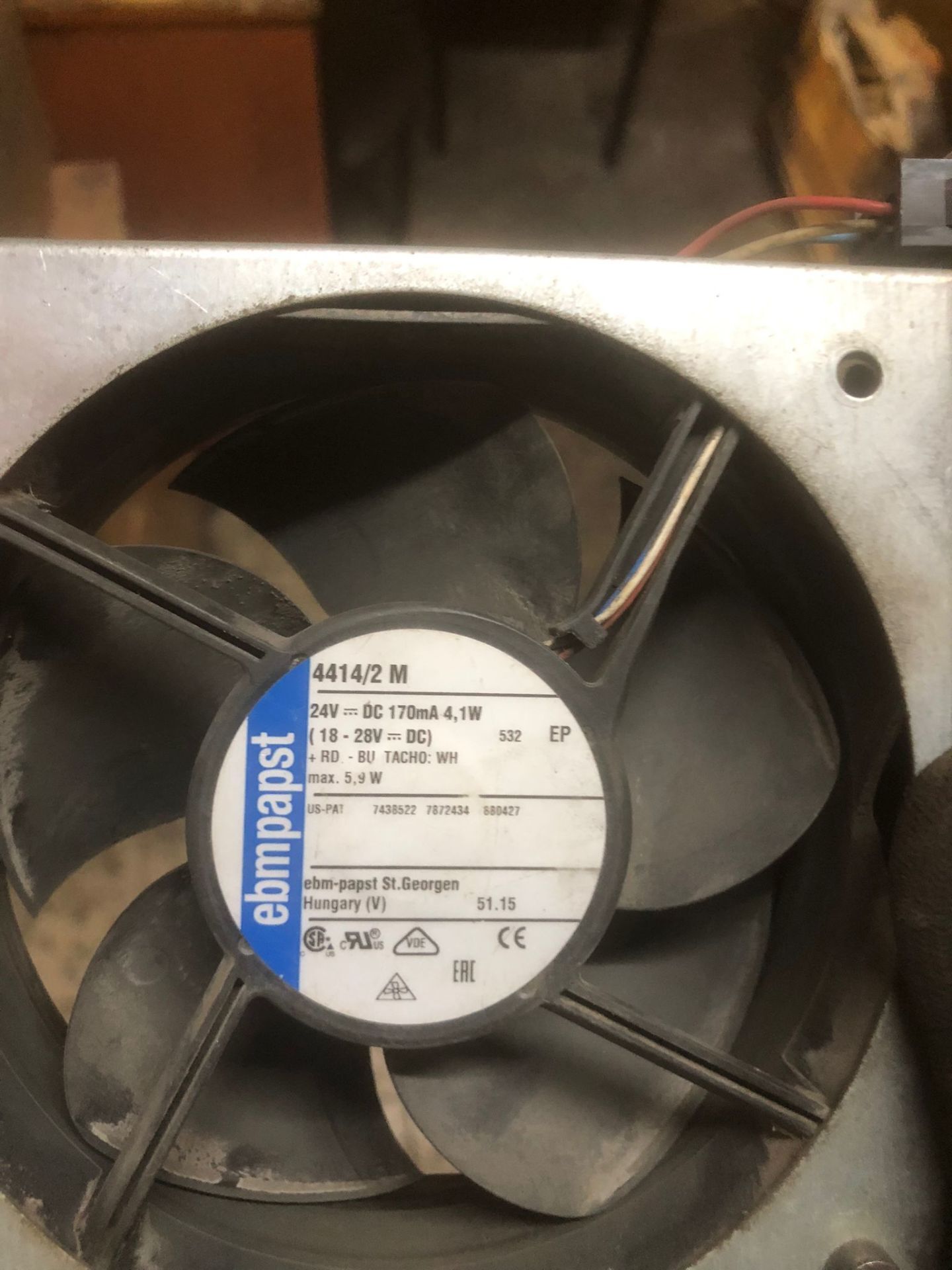 EBMPAPST 4414/2 M DC Aksiyel Fan