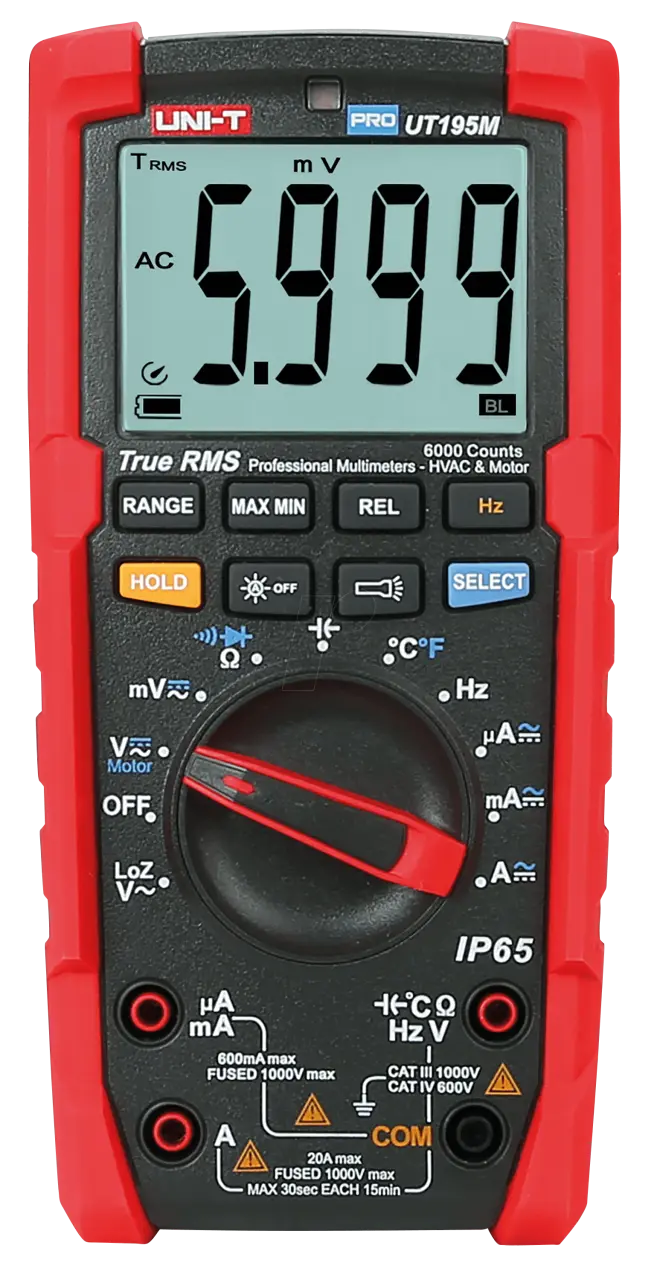 Unit UT195M Profesyonel Dijital Multimetre